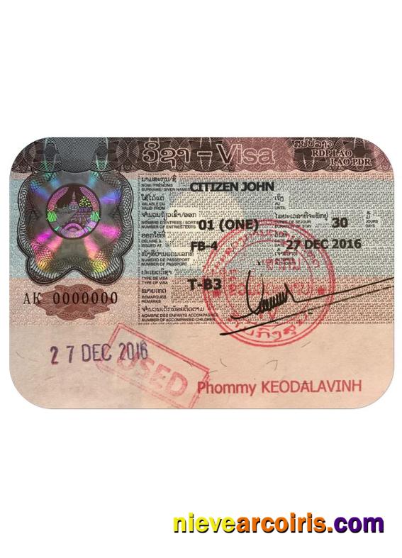 LAOS visa